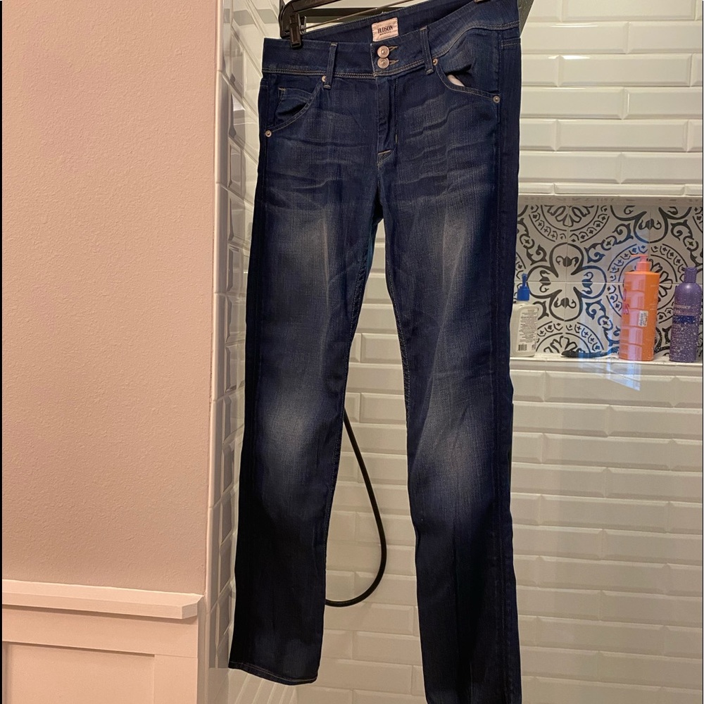 Hudson straight leg jeans